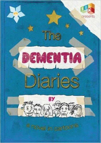 The Dementia Diaries front cover with abstract images of people