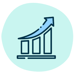 increase data icon