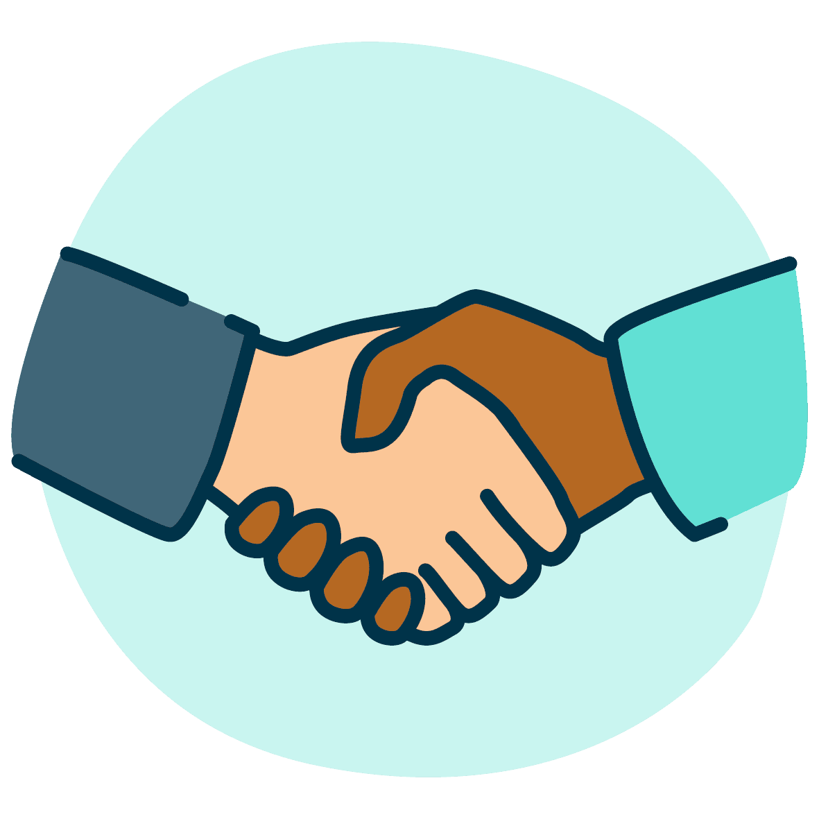 Handshakes and partnerships