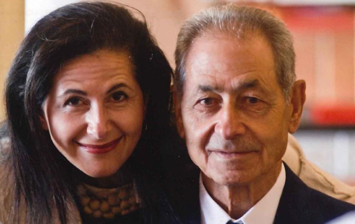 Senator Concetta Fierravanti-Wells and her father.