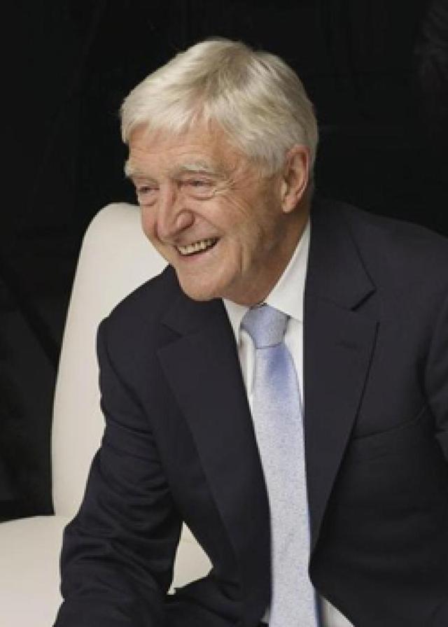 Sir Michael Parkinson, Dementia Australia Ambassador portrait