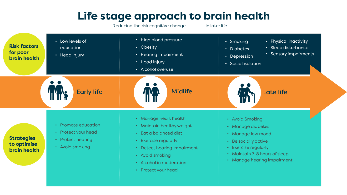 Life stages approach to brain health