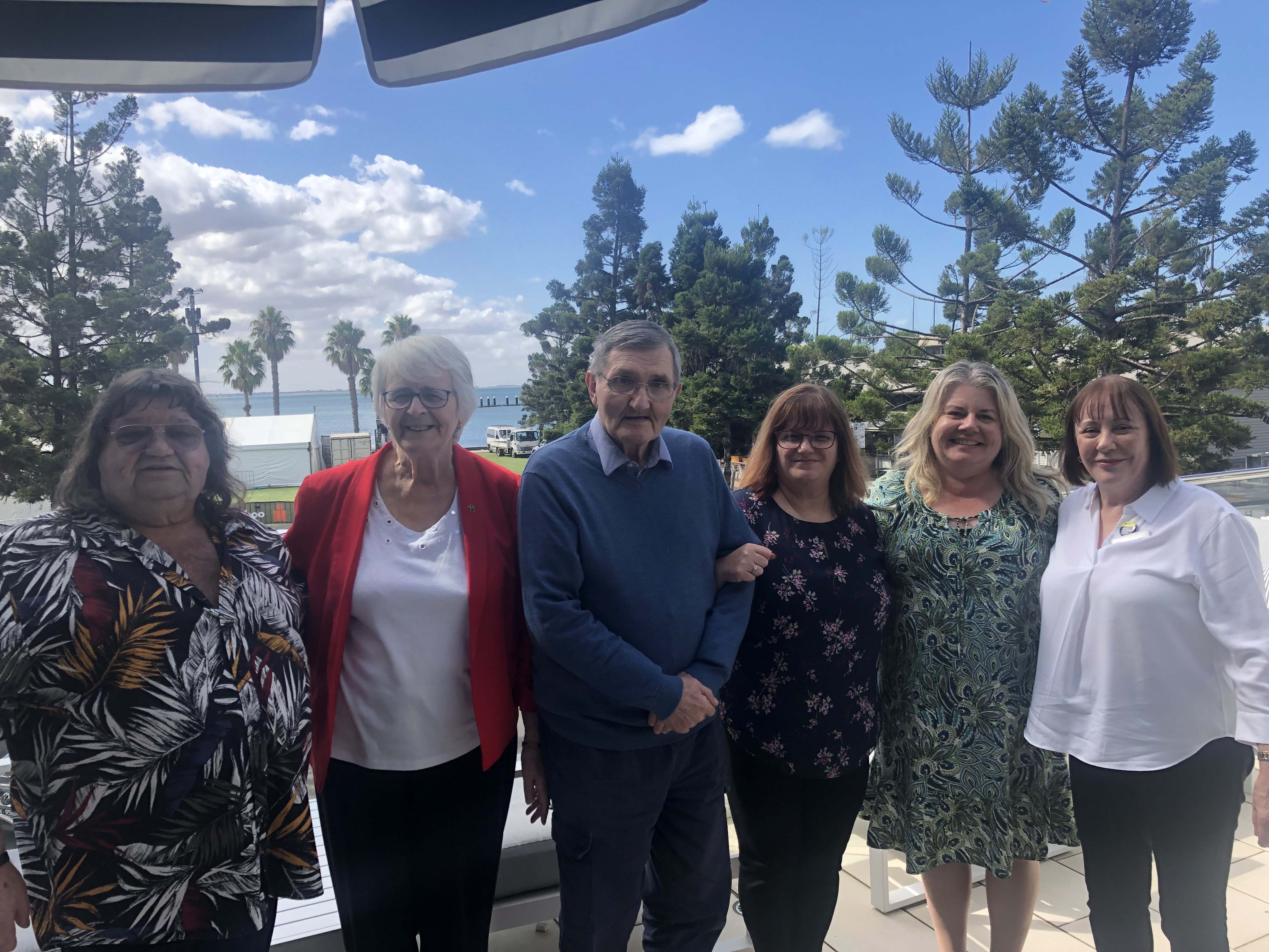 A small group meets as part of the Strengthening Connections project in Geelong